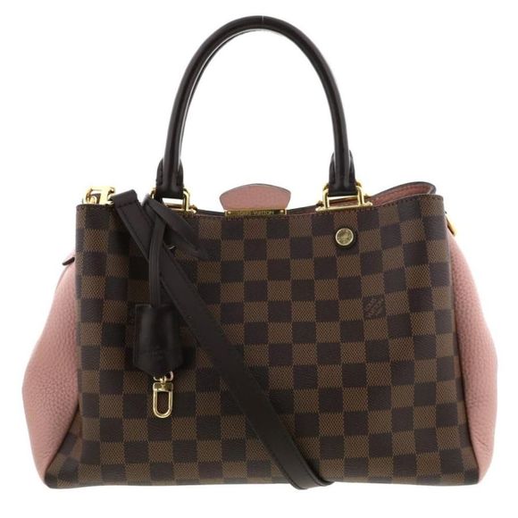 LOUIS VUITTON Brittany Damier Pink Shoulder Bag - Picture 1 of 6